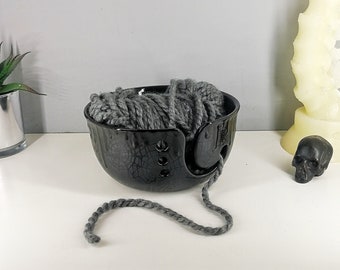 Web Yarn Bowl, Macabre Wool Bowls, Gothic Knitting, Black White Goth, Crochet Spiderweb, Weird Wonderful, Alternative Sewing, Emo Punk Rock