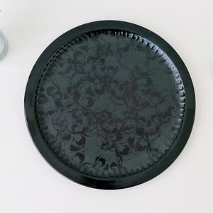 Matte Black Pizza, Skulls Pizzas Plate, Large Gothic Dish, Skull Serving Platter, Wide Sharing Platters, Weird Wonderful, Unique Present