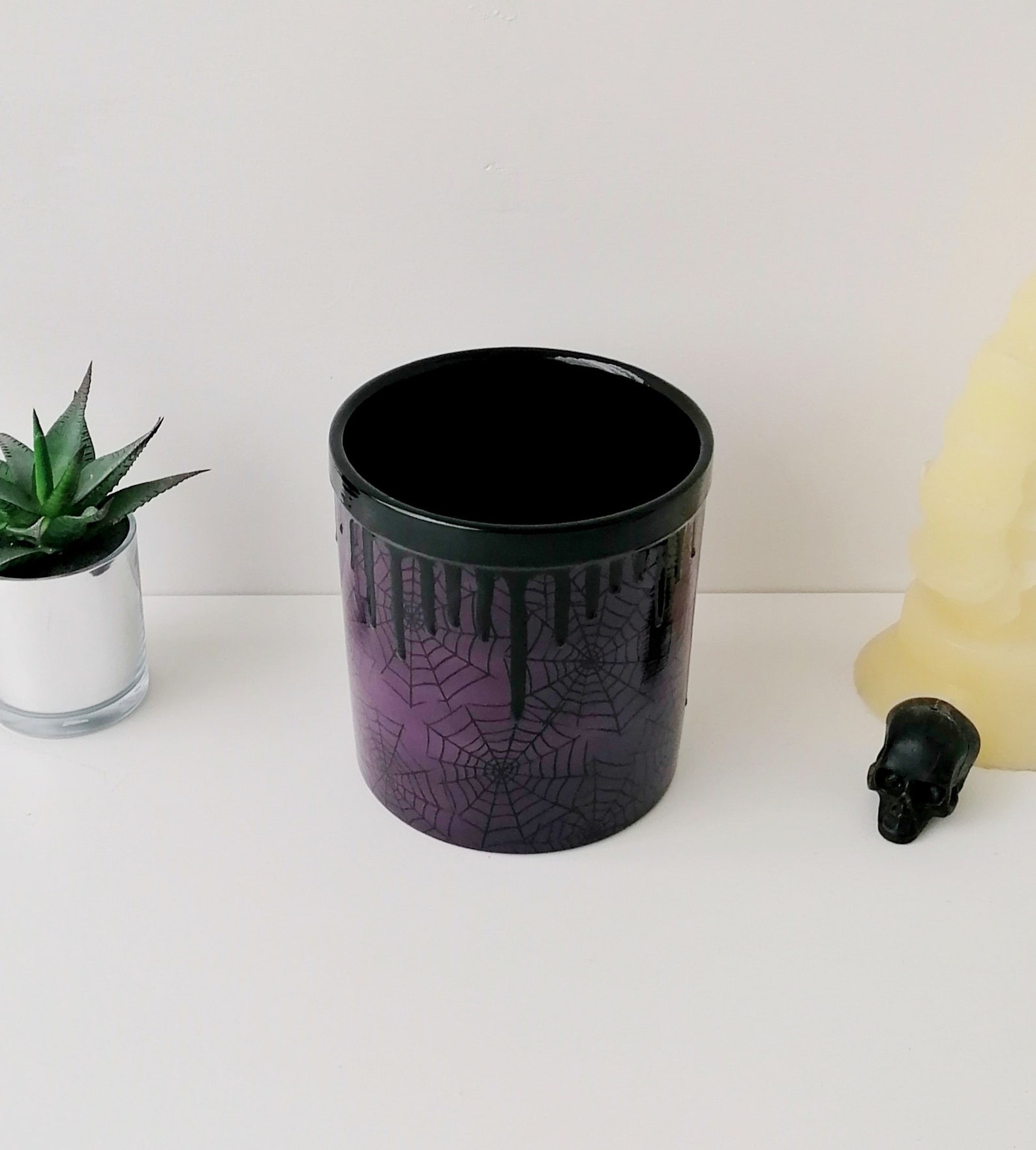 Purple  Utensil Kitchen Utensils Holder Kitchen Pot Etsy