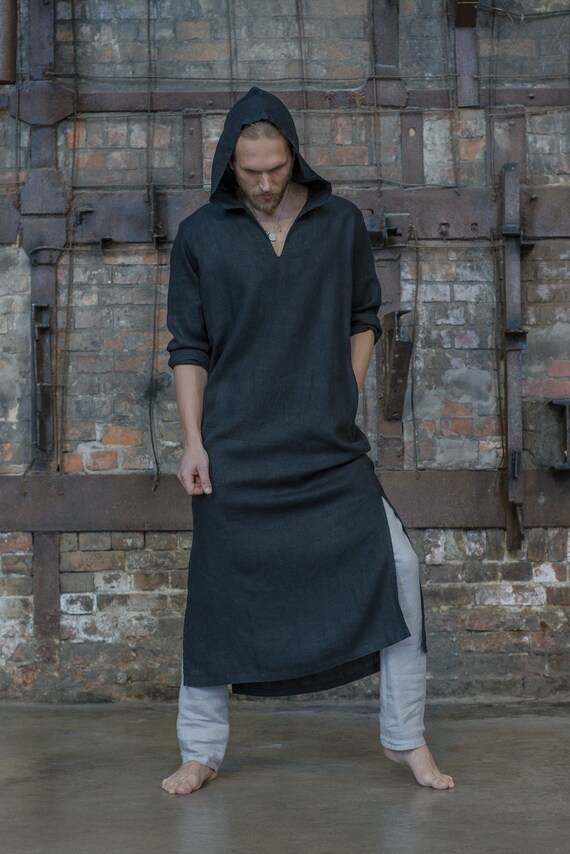 hooded caftan