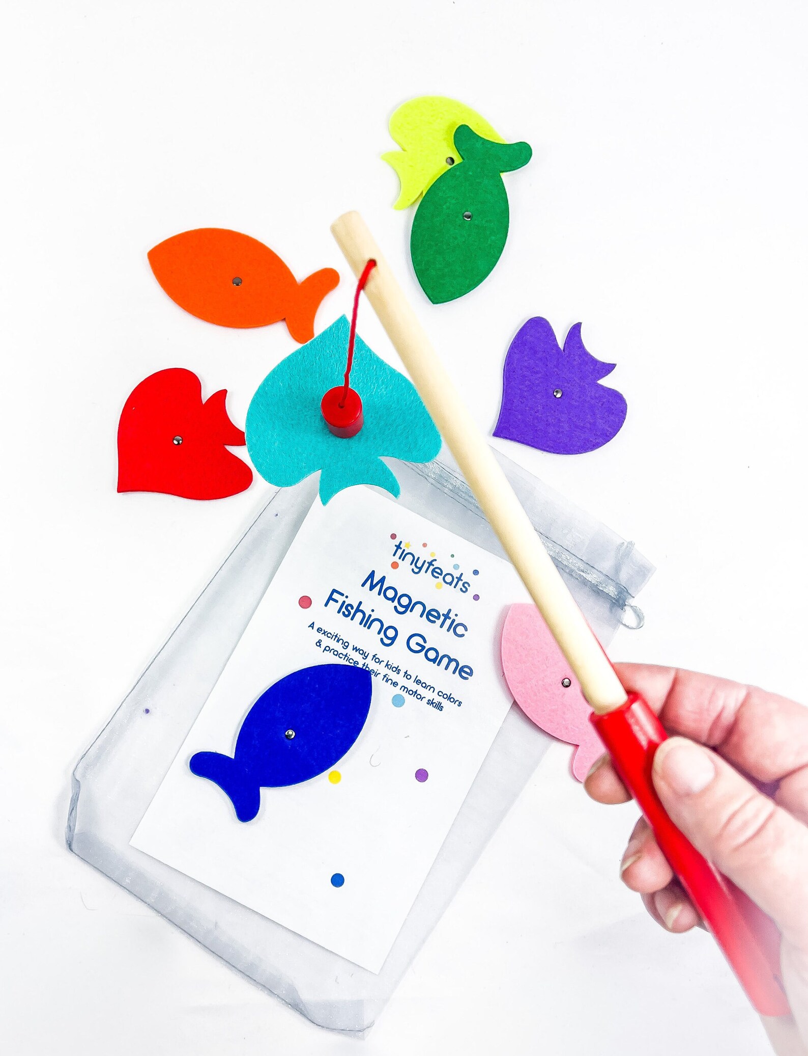 Fishing Game for Toddlers Fine Motor Skills Etsy