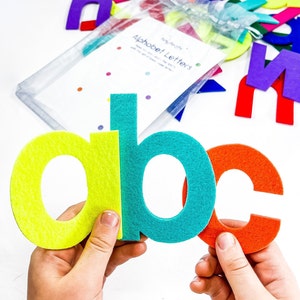 2 Inch Letters, Peel and Stick, Self Adhesive Felt Alphabet or Numbers 0-9  Felt Letter Stickers. 