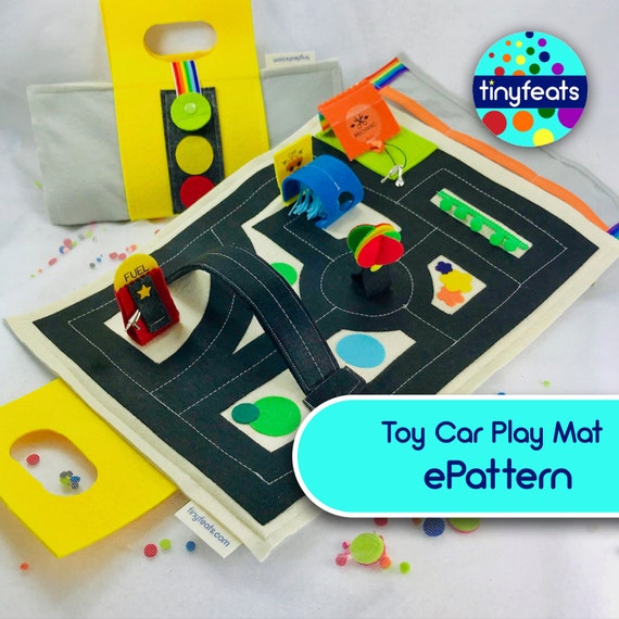 Toy Car Play Mat Sewing Pattern Instant Download PDF Sewing