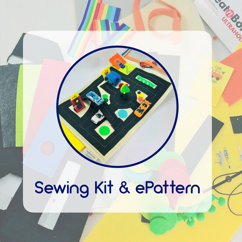 Sewing Kit & Pattern for the TinyFeats Toy Car Playscape DIY Etsy