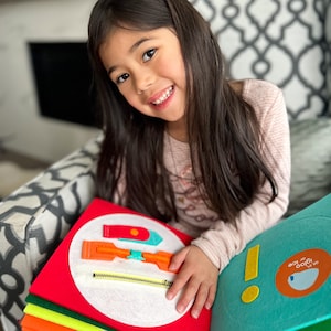 Ready to Ship Quiet Books for Baby, Toddler & PreSchool Kids- Personalized Busy Books- Unique Gifts for Kids- Montessori Activity Book