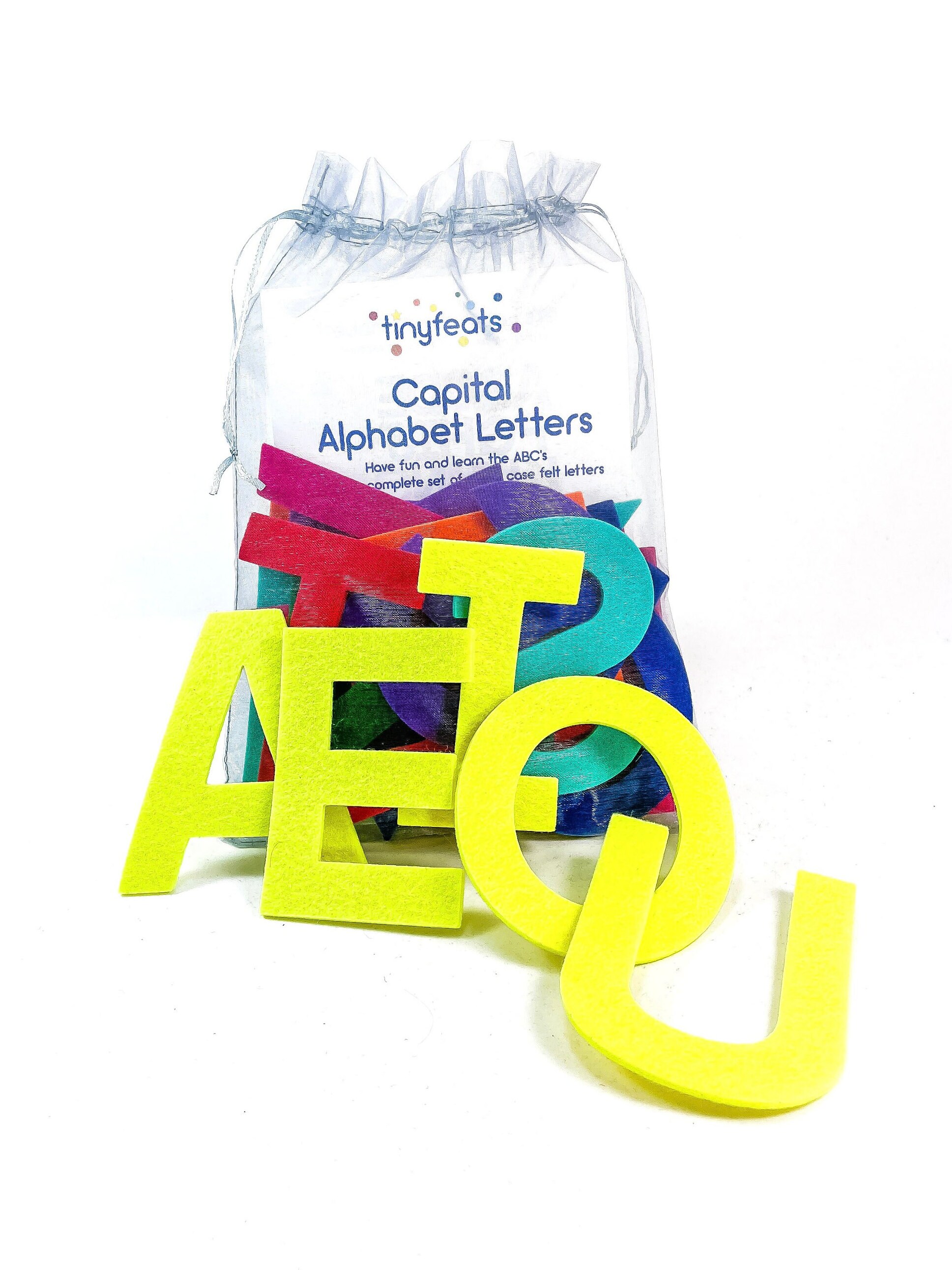 Felt Board Letters Upper Case English Alphabet Letters Etsy