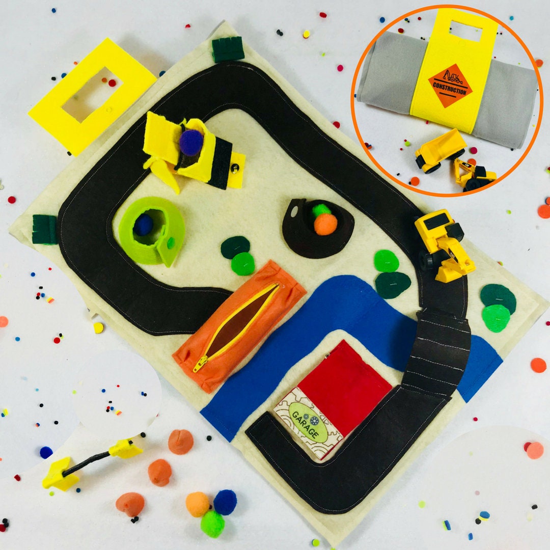 Construction Toys Play Mat for Mini Excavator Dump Truck & Etsy