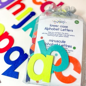 Alphabet Letters- Felt abc Block Letters- Busy Bag for Learning ABC&#39;s, Montessori Toddler, Alphabet Toys, Educational Toys, Toddler Toys