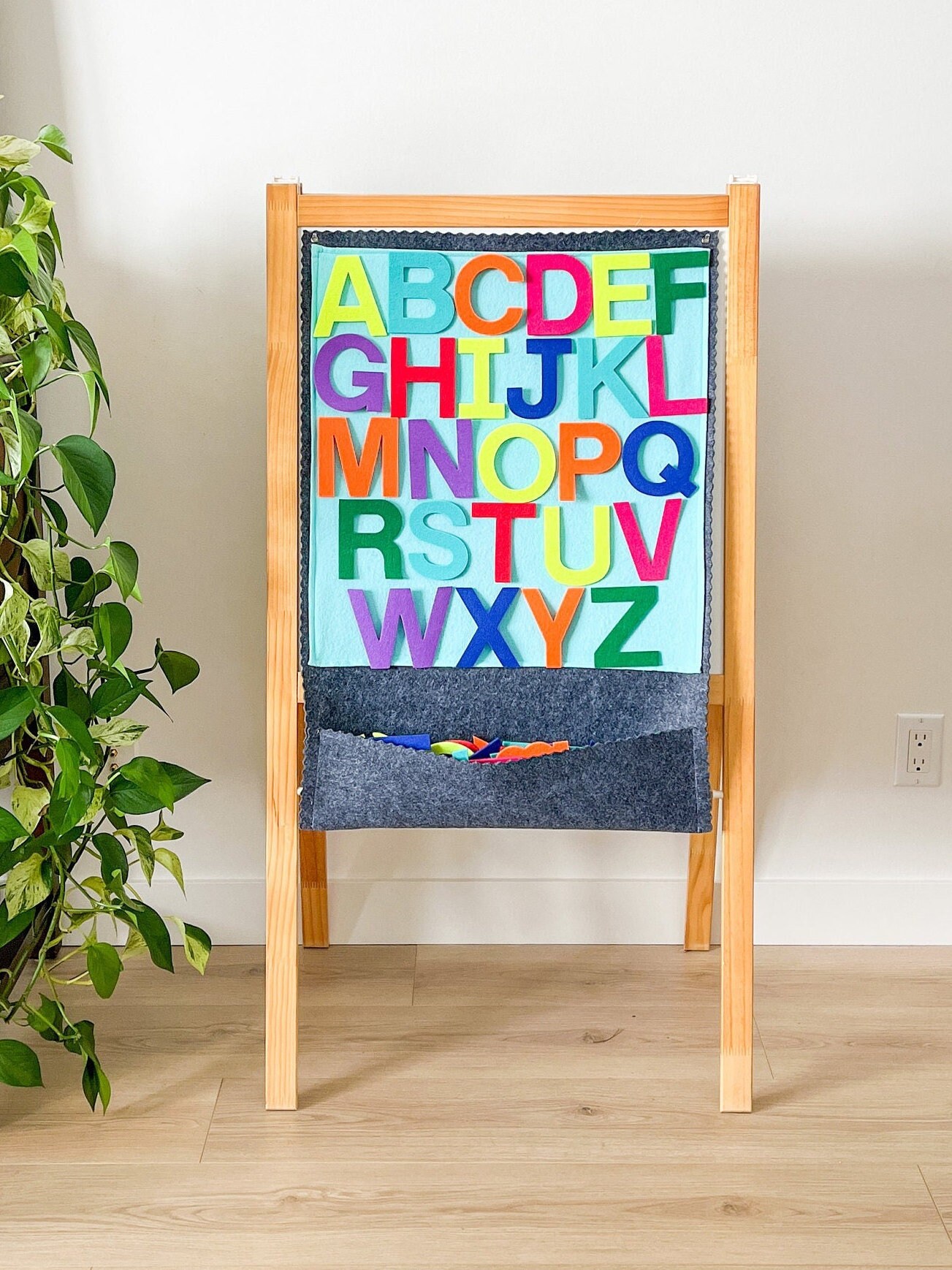 Felt Board Letters Upper Case English Alphabet Letters Etsy