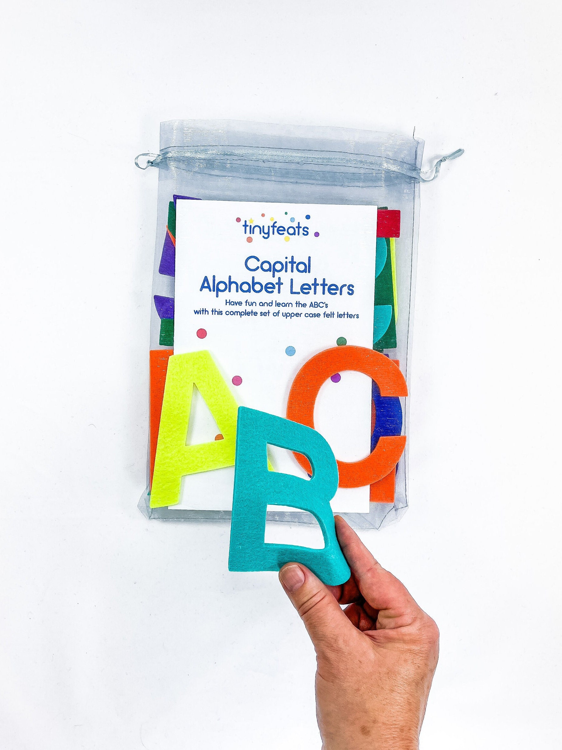 Felt Board Letters Upper Case English Alphabet Letters Etsy