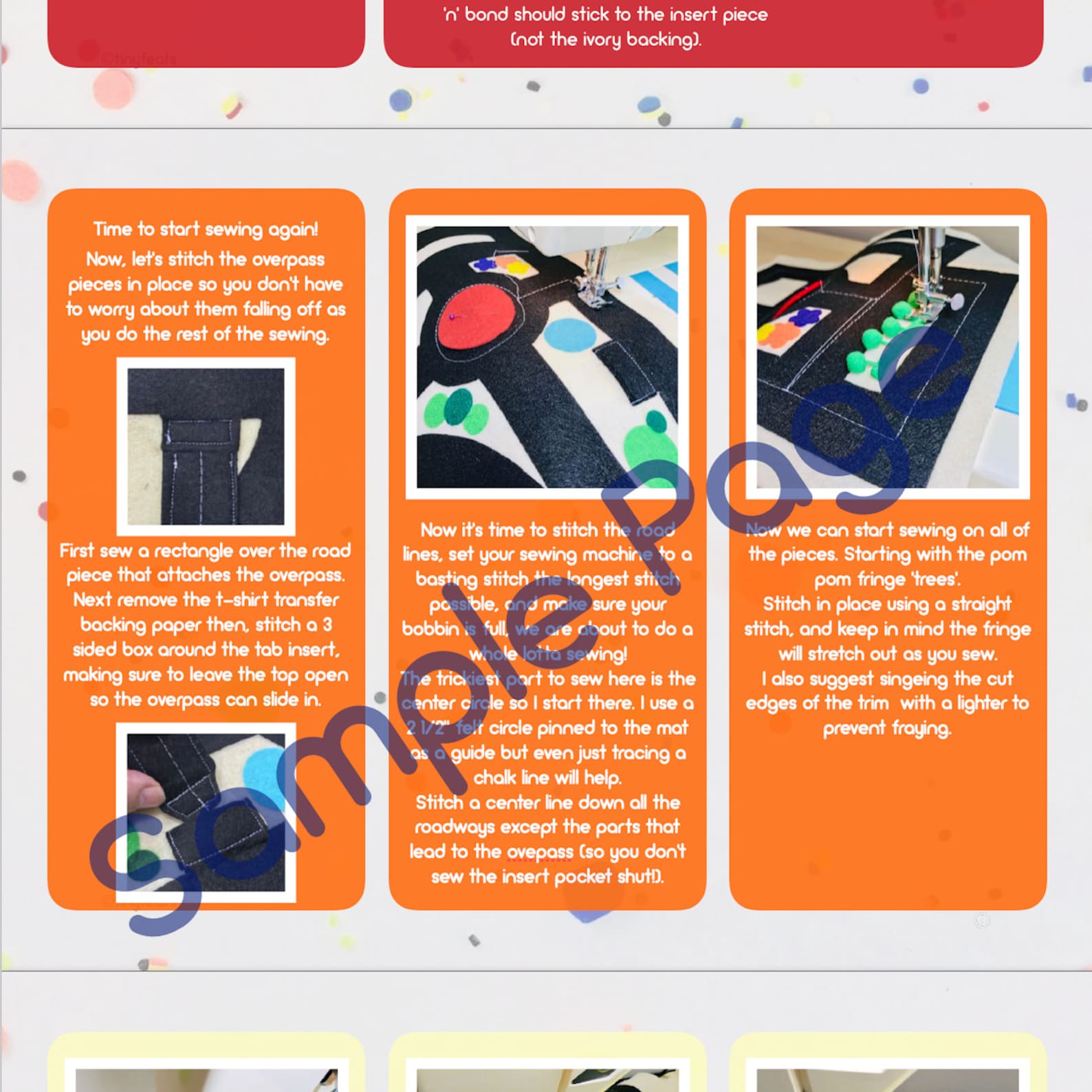 Toy Car Play Mat Sewing Pattern Instant Download PDF Sewing Etsy