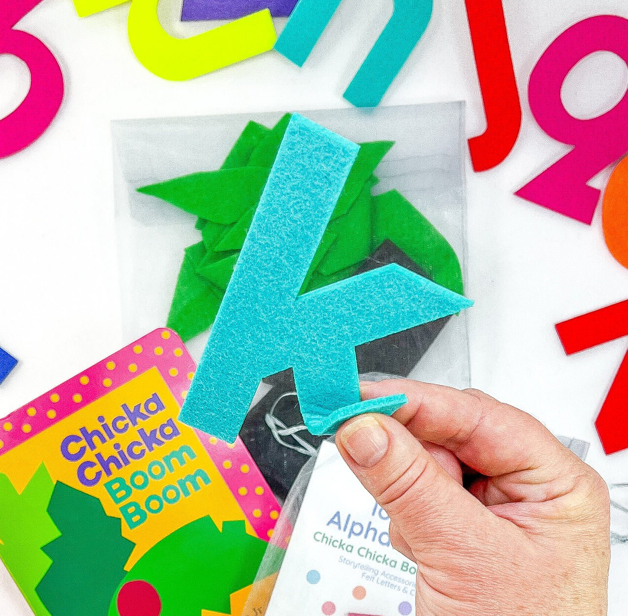 Felt Letter Tree Freestanding Coconut Tree Alphabet Game Set Props From The Childhood Favorite Book For Early Education
