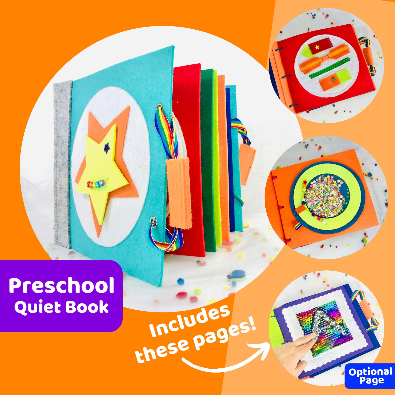 Gift Idea For 3 Year Old Boy Personalized Felt Quiet Book Etsy