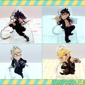 FFXV - Battle Pose Acrylic Charms