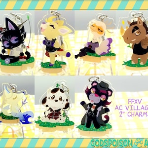 FFXV - Animal Villager 2&quot; Acrylic Charms