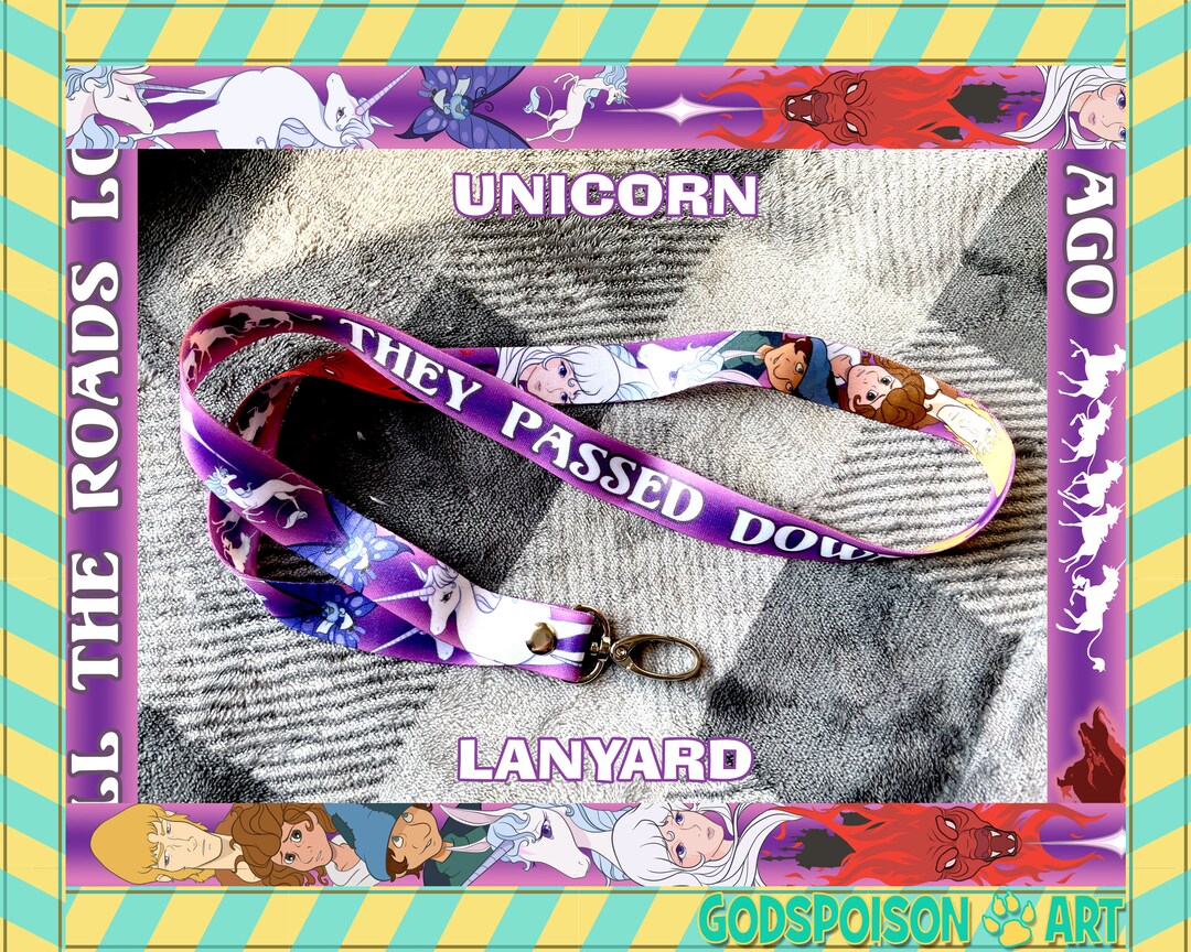 Unicorn Lanyard Etsy