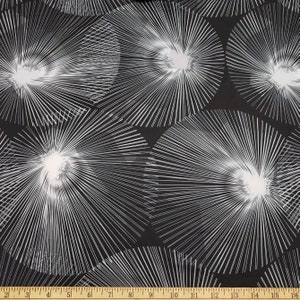Abstract Spotlight Fractal Print Swimwear Nylon Spandex Fabric by the Yard