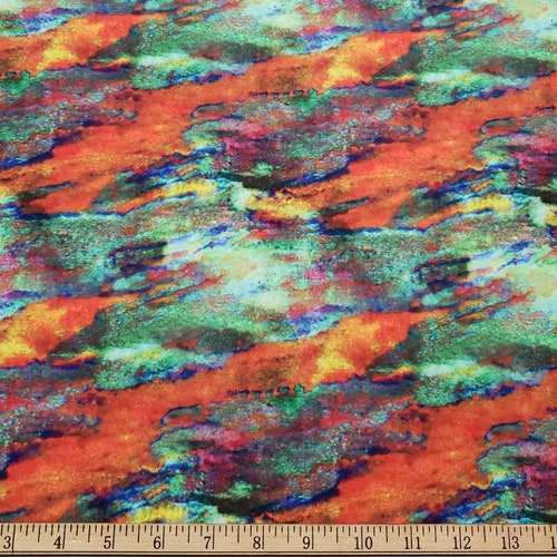 Abstract Wetlands Nylon Spandex Swimsuit Fabric by the Yard Etsy
