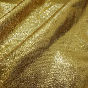 Japanese Metallic Lame Fabric 40" Wide 8 Colors Available by the Yard