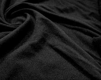 Black Swimsuit Lining Fabric by the Yard