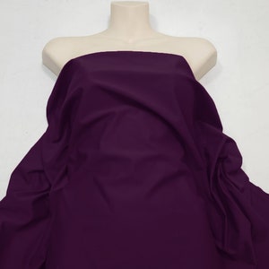 Byzantium Purple Solid Nylon Spandex Fabric by the Yard - Etsy