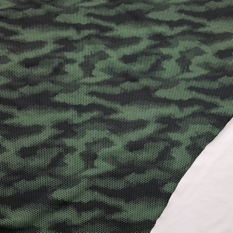 Honeycomb Camouflage Nylon Spandex Swimwear Fabric by the Yard | Etsy