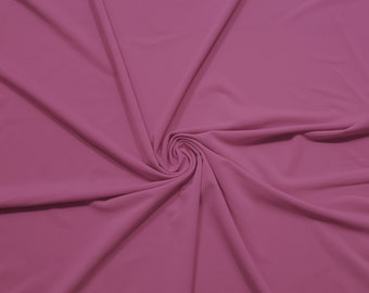 Deep Blush 4-Way Stretch Nylon Spandex Fabric - Ideal for Swimwear, Dancewear, Activewear, and More - Price Per Yard