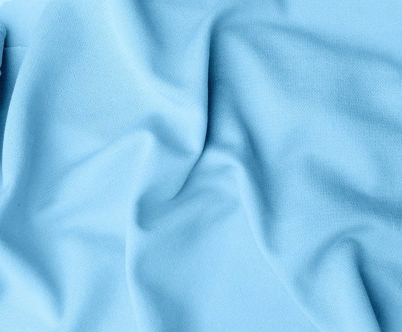 Light Blue Swimsuit Lining Fabric by the Yard