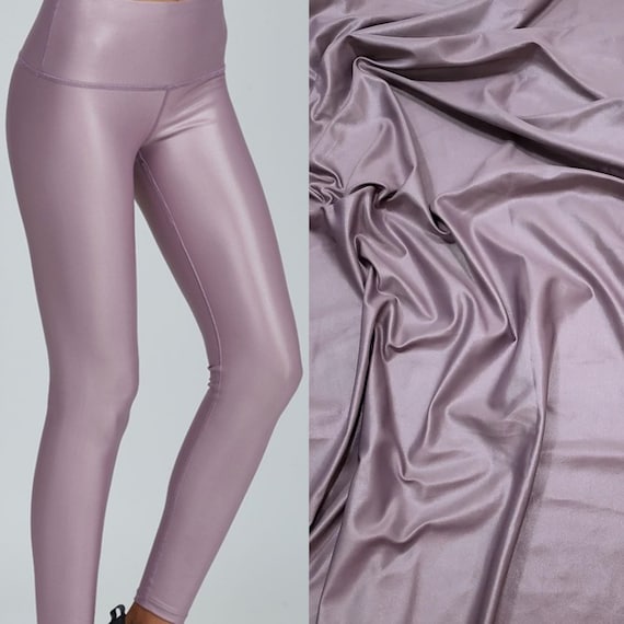 Lavender Gloss Liquid Latex Sheen Style Spandex Fabric by the Yard