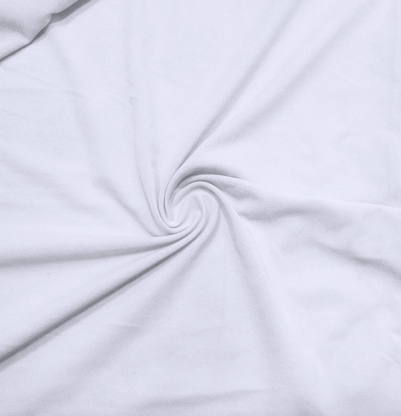 White Swimsuit Lining Fabric by the Yard