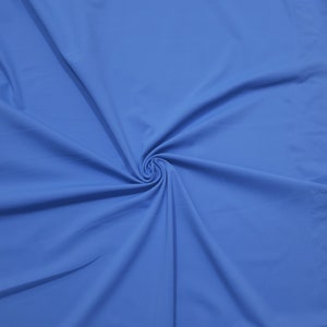 Berry Blue Solid Athletic High Quality Recycled Poly Spandex Semi Brushed Fabric by the Yard