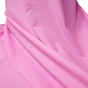 Pink Solid Matte Nylon Spandex Fabric by the Yard
