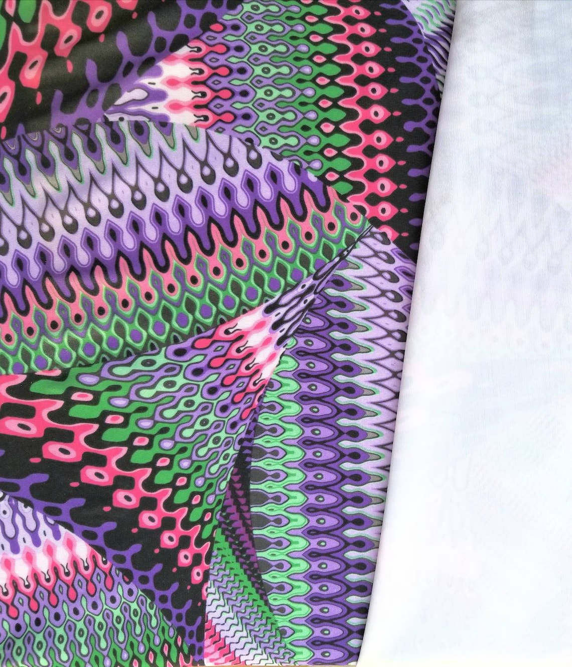 Swimsuit Fabric Print Multicolor Abstract by the Yard Etsy