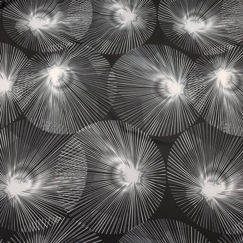 Abstract Spotlight Fractal Print Swimwear Nylon Spandex Fabric Etsy