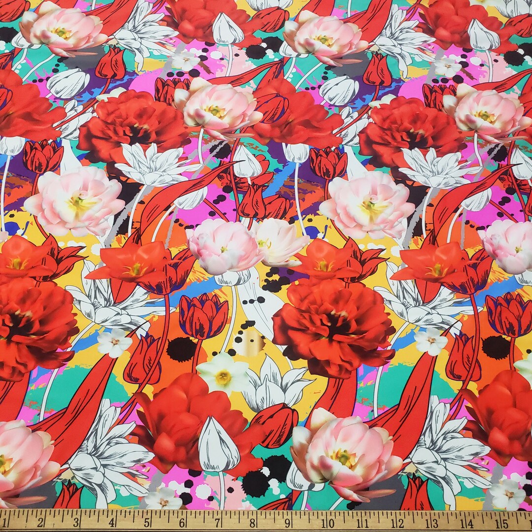 【 M】Knuth Marf flower paint swimwear Knuth Marf flower paint swimwear（Knuth Marf
