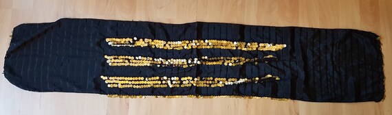 Belly Dance hip scarf with coins from Egypt. Vint… - image 4