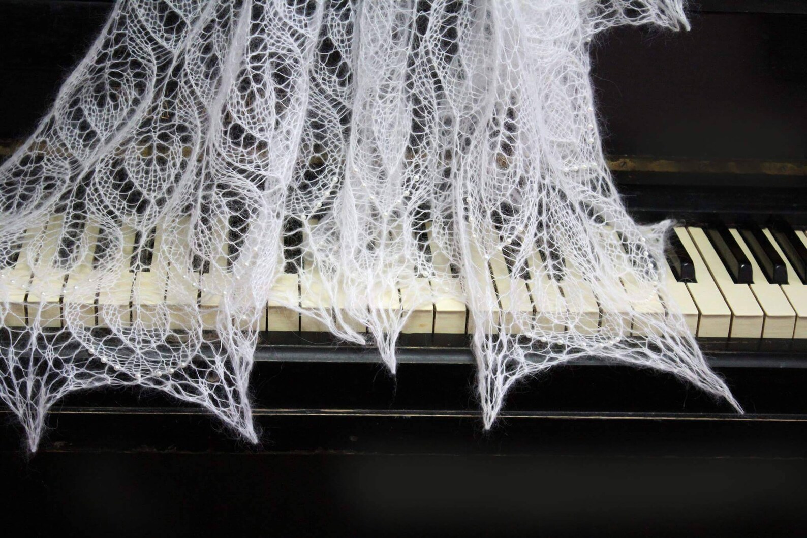 beaded wedding shawl