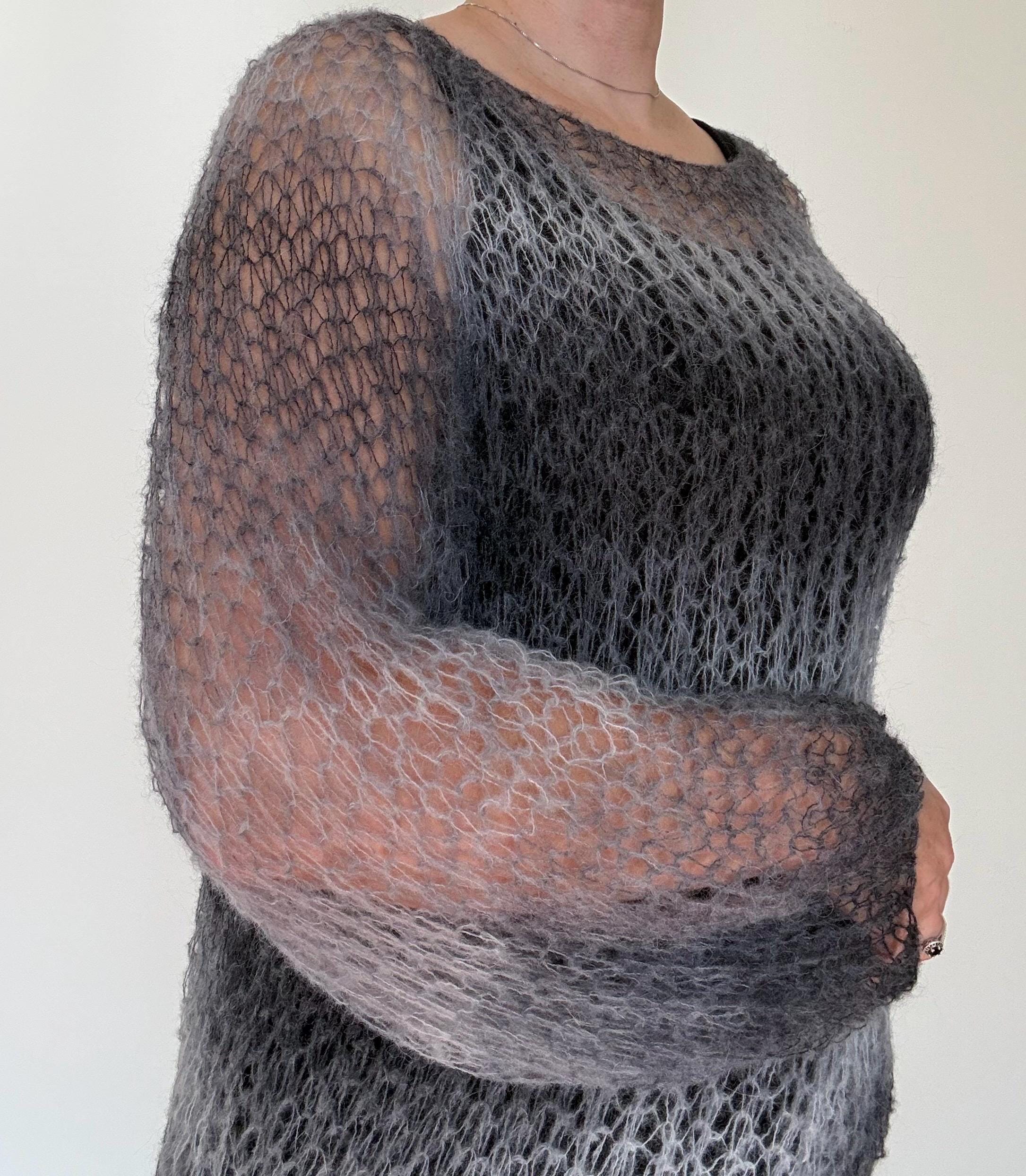 Sheer Knit Top - Etsy