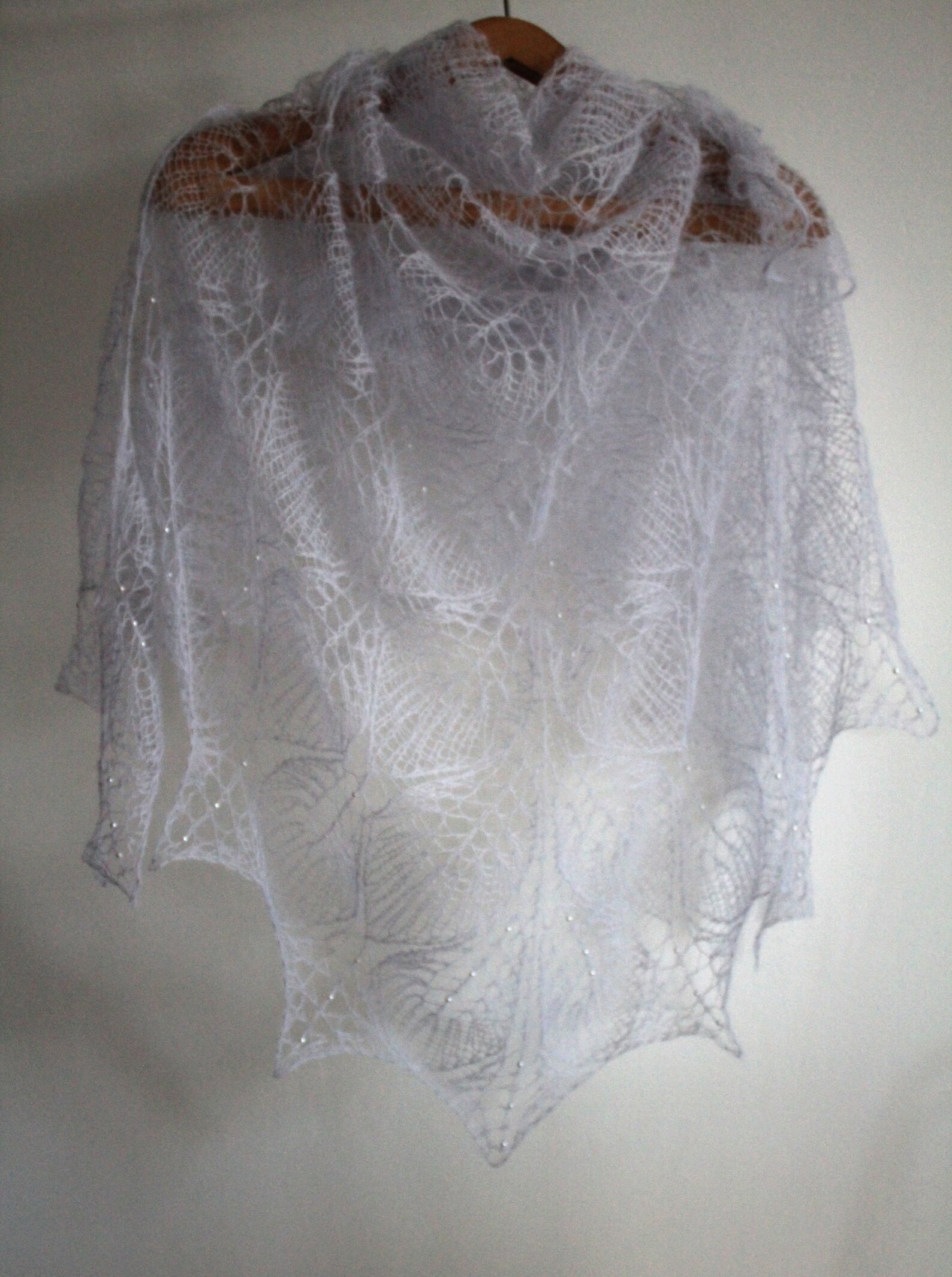 beaded wedding shawl