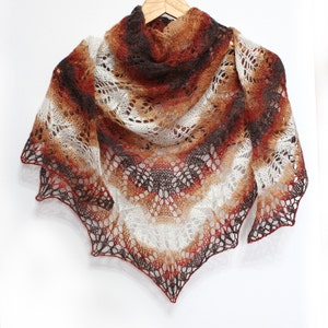 Knitted scarf shawl,knit shawl,wraps shawls,sandy-brown shawl, knitted scarf, shawl of wool, knit scarf-shawl, delicate shawl, crochet shawl