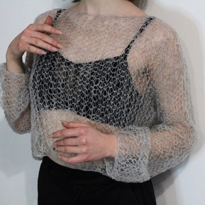 knitted sweater ,sweater light gray, mohair sweater, knit sweater, soft pullover, transparent sweater, oversize sweater, long sleeve sweater