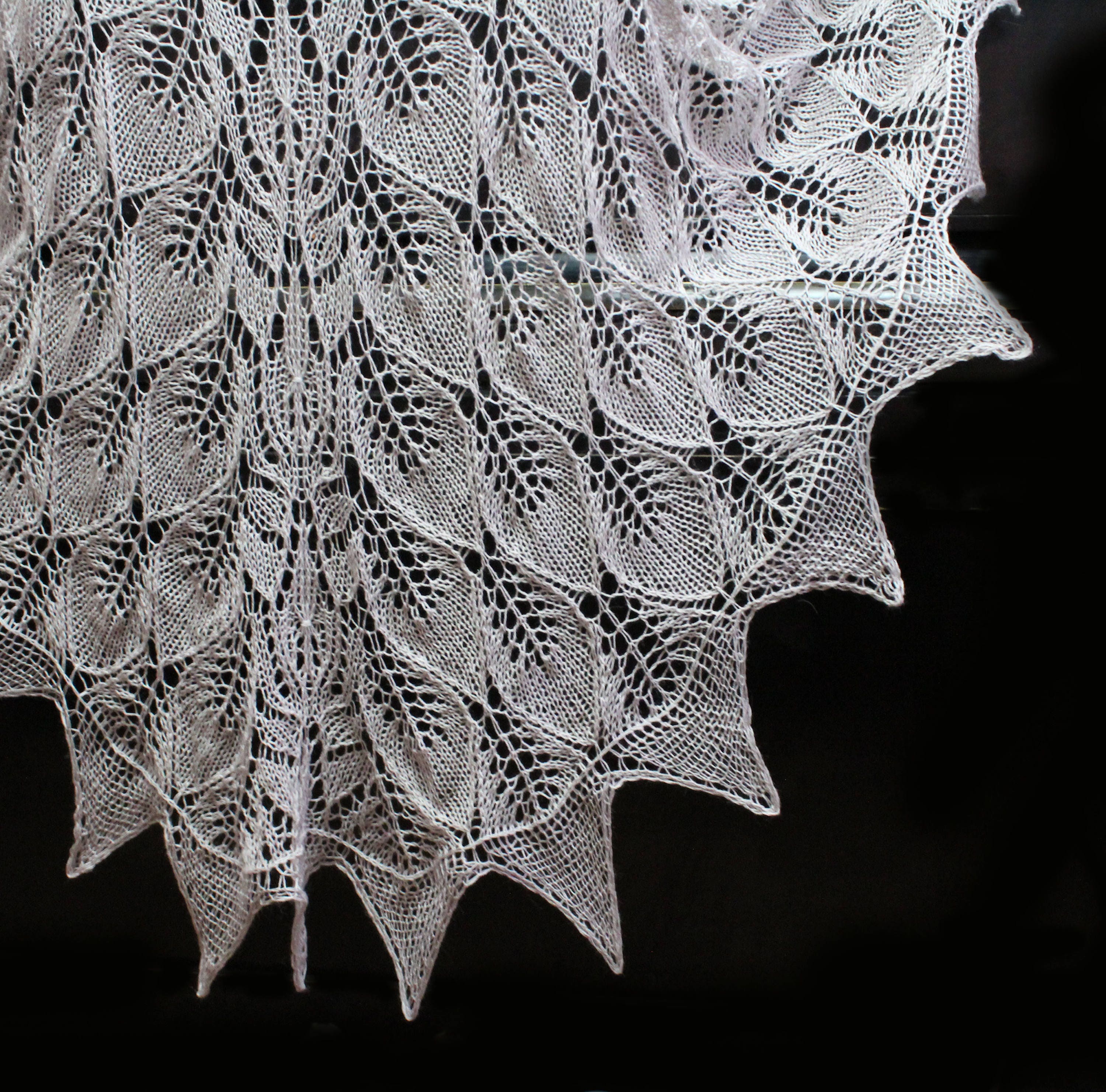 knitted shawl with sleeves