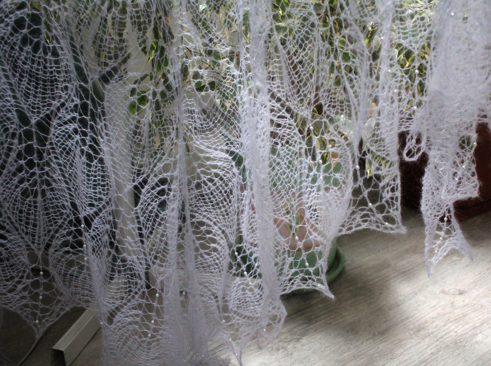 beaded wedding shawl