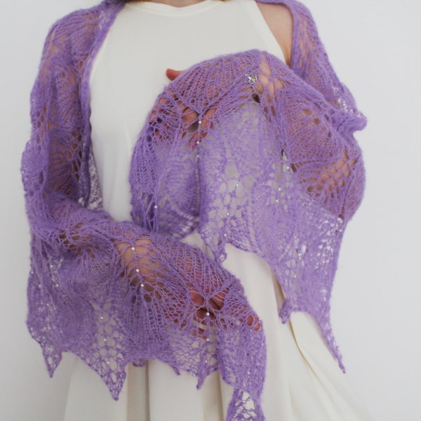 shawl lilac