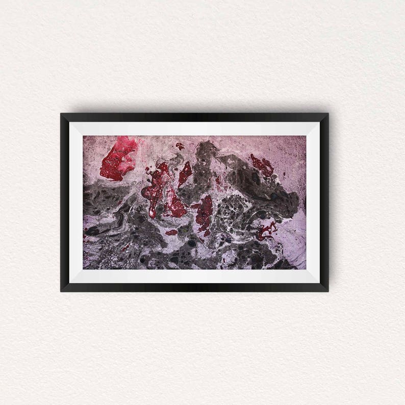 Abstract Painting Red Black Canvas Modern Wall Home Decor Contemporary Modern Abstract Art Painting Modern Painting on Canvas Original Art