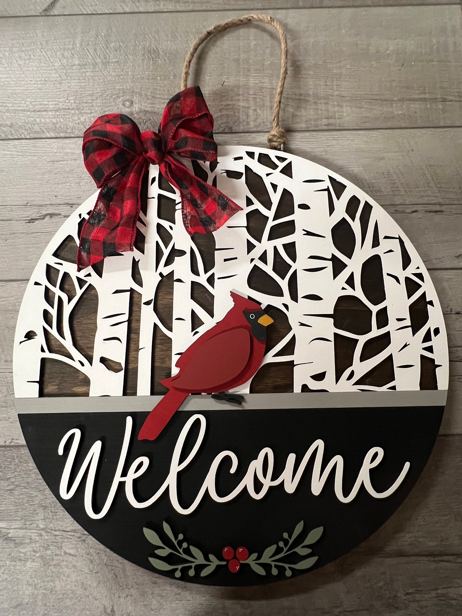 Cardinal Note Welcom Cardinal Welcome - Etsy