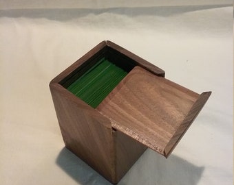 Walnut deck box