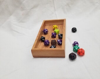 Hickory dice rolling tray