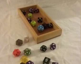 Yellowheart dice rolling tray.