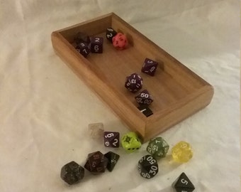 Canarywood dice rolling tray.